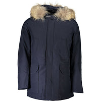 Woolrich Blu Cotton Men Jacket