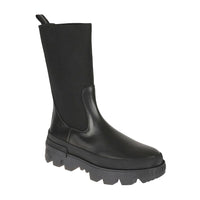 Moncler Black Calfskin Ankle Boots