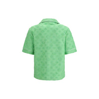 Casablanca Bicolor Cotton Shortsleeve Shirt