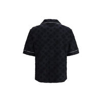Casablanca Black Cotton Shortsleeve Shirt
