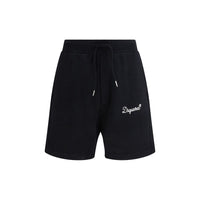 Dsquared² Black Cotton Bermuda Shorts