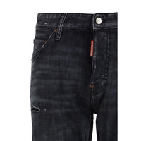 Dsquared² Black Cotton Jeans Denim