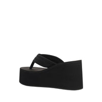 Coperni Black Polyamide Platform Sandals