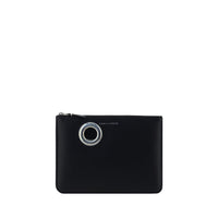 Comme Des Garçons Black Calf Leather Bos Taurus Wallet