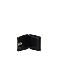 Comme Des Garçons Black Calf Leather Bos Taurus Wallet