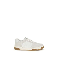 Valentino Garavani White Calf Leather Bos Taurus Athletic Sneakers