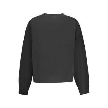 Pepe Jeans Black Cotton Women Sweatshirt