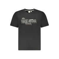 Pepe Jeans Black Cotton Men's T-Shirt