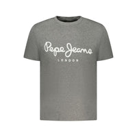 Pepe Jeans Grigio Cotton Men T-Shirt