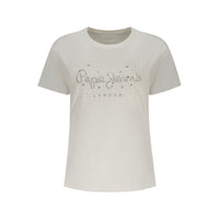 Pepe Jeans White Cotton T-Shirt