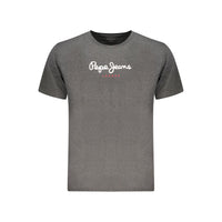 Pepe Jeans Gray Cotton Sportswear