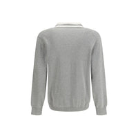 Brunello Cucinelli Gray Cotton Cardigan