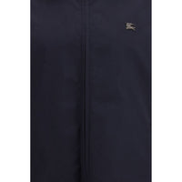 Burberry Blue Polyester Jackets And Coat