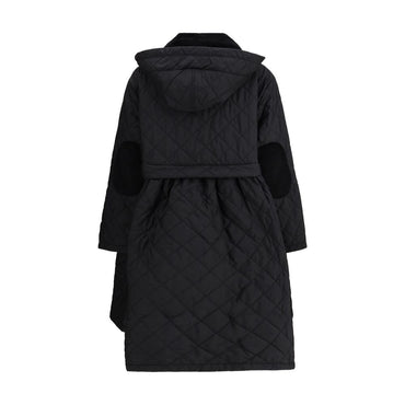 Barbour Black Polyester Coat