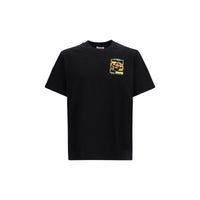 Casablanca Black Cotton T-Shirt