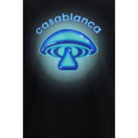 Casablanca Black Cotton T-Shirt