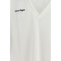Courrèges White Cotton Polo Shirt