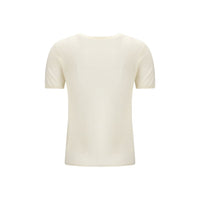 Lisa Yang White Cashmere T-Shirt