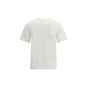 Burberry White Cotton T-Shirt