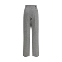 Forte_Forte Multicolor Fleece Wool Casual Pants