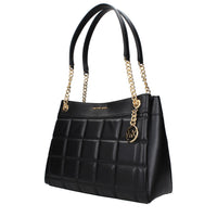Michael Kors Black Leather Shoulder Bag