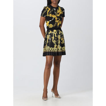 Versace Jeans Black Cotton T-Shirt