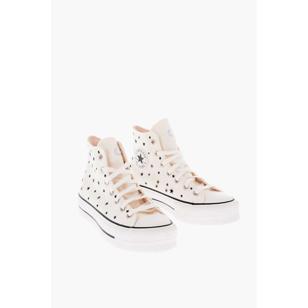 Converse Black And White Canvas High Top Sneakers