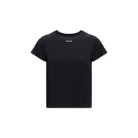 PINKO Black Cotton T-Shirt