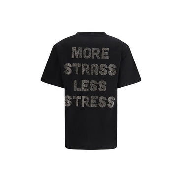 PINKO Black Cotton T-Shirt