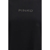 PINKO Black Cotton T-Shirt