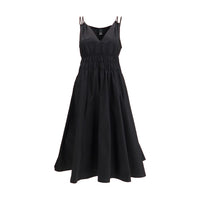 PINKO Black Cotton Casual Dress