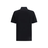 Brunello Cucinelli Black Cotton Polo Shirt