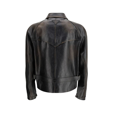 Prada Black Leather Jacket