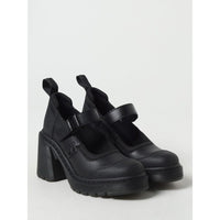 Dr. Martens Black Leather Platform Pumps