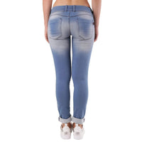 Met Blue Cotton Skinny Jeans