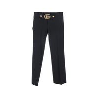 Gucci Black Viscose Dress Pants