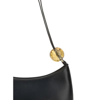 Jacquemus Black Calf Leather Bos Taurus Shoulder Bag