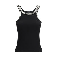 PINKO Black Cotton Top