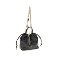 Chloé Black Calf Leather Bos Taurus Shoulder Bag