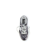 Golden Goose Gray Calf Leather Bos Taurus Low Top Sneakers