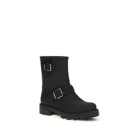 Jimmy Choo Black Polyurethane Rain Boots