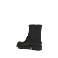 Jimmy Choo Black Polyurethane Rain Boots