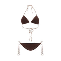 Oséree Brown Elastane Bikini
