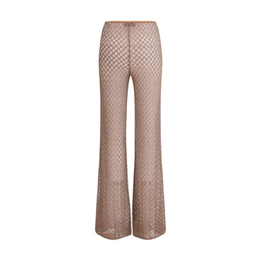 Missoni Brown Viscose Flared Pants