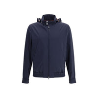 Brunello Cucinelli Blue Polyamide Shell Jacket