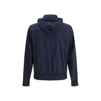 Brunello Cucinelli Blue Polyamide Shell Jacket