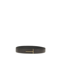 Tom Ford Brown Calf Leather Bos Taurus Regular Belt