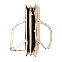 Michael Kors Beige Leather Tote Bag