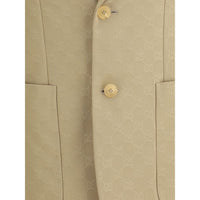 Gucci Beige Cotton Blazer