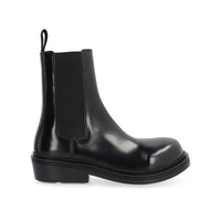 Bottega Veneta Black Calfskin Chelsea Boots